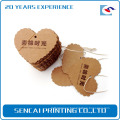 SenCai custom heart shaped kraft paper tags